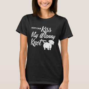 T-shirt Wiener Chien Vous Pouvez Embrasser Mon Wienny Knot