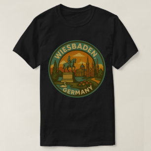 T-shirt Wiesbaden Allemagne Monument Historique Art