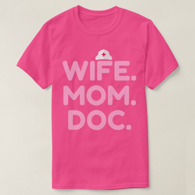 T-SHIRT WIFEMOMDOC T (Design devant)