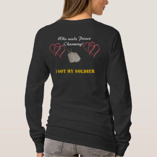 T-shirt wifey fier d'armée