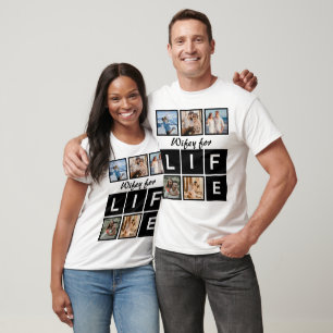 T-shirt Wifey pour la vie 5 photo Collage
