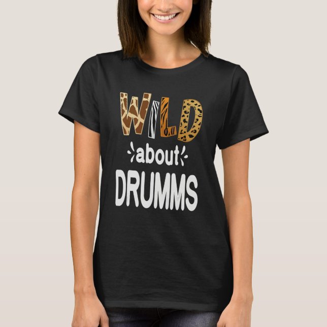 T-shirt Wild About Guitars  Guitarist and Guitar Player (Devant)