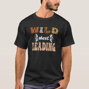 T-shirt Wild About Reading Dr Livre de l'enseignant Bookwo