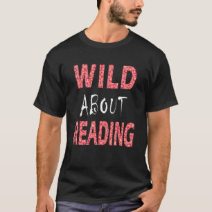 T-shirt Wild About Reading Leopard I Love Reading Book 2