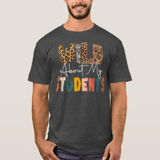 T-shirt Wild About Students Teacher Back To School Teachin