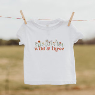 T-shirt Wild and Three Fleur sauvage Toddler