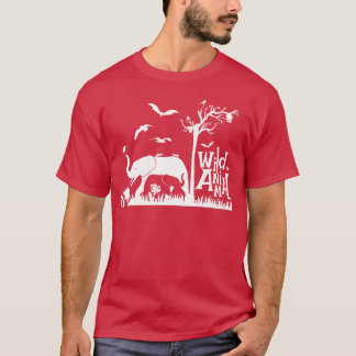 T-shirt Wild Animal family