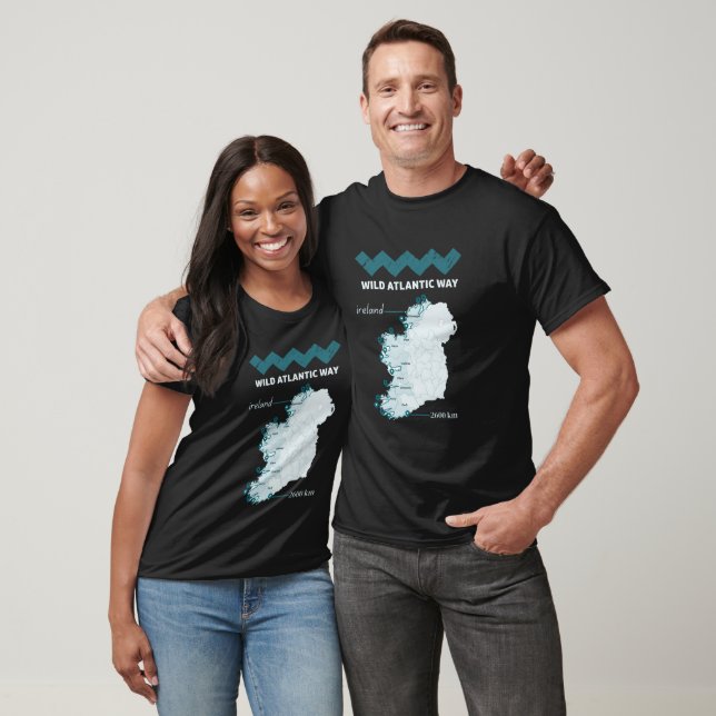 T-shirt Wild Atlantic Way - essai touristique irlandais Ir (Unisexe)