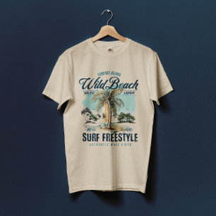 T-shirt Wild Beach Surf Freestyle