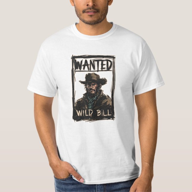 T-shirt Wild Bill Recherché (Devant)