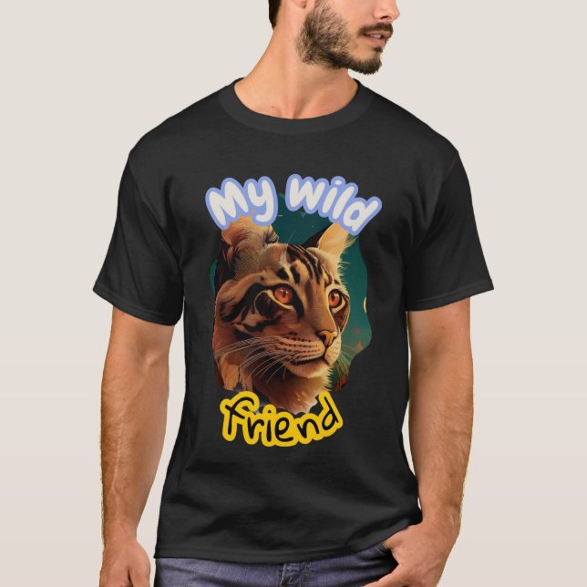 T - Shirt Wild cat (Vorderseite)