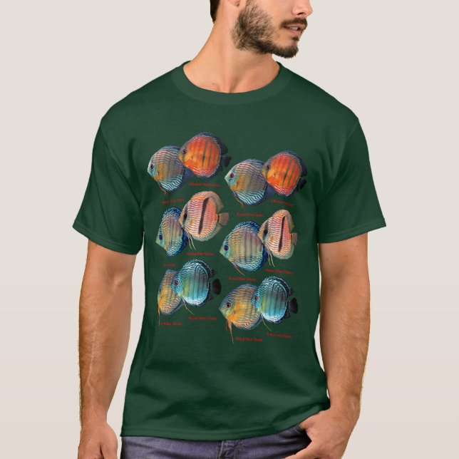 T-shirt Wild Discus Fish (Devant)