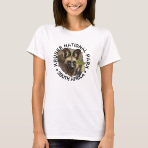T-shirt Wild Dog T-Shirt, parc national Kruger