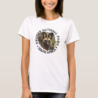 T-shirt Wild Dog T-Shirt, parc national Kruger