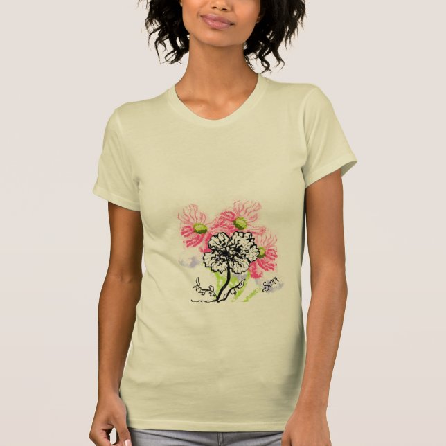 T-Shirt : Wild Flowers (Vorderseite)