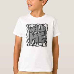 T-shirt Wild Me Tiger noir et blanc