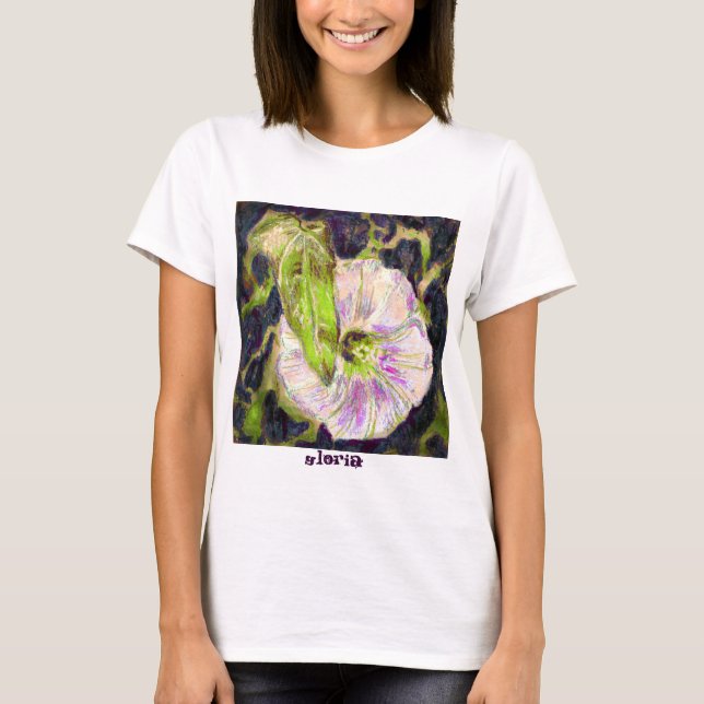 T-shirt Wild Morning Glory par Alexandra Cook (Devant)
