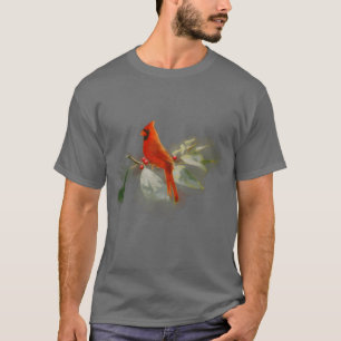 T-shirt Wild Red Cardinal Bird boy