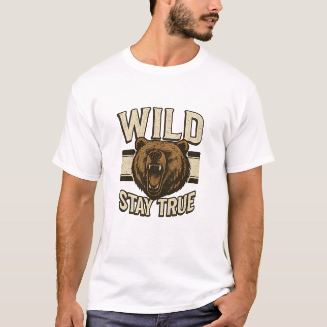 T-shirt " Wild Stay True" (Devant)