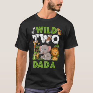 T-shirt Wild Two Dada Zoo Anniversaire Safari Jungle Anima
