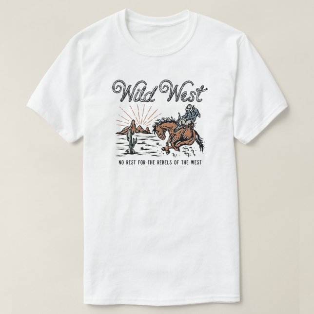 T-shirt Wild West Cowboy (Design devant)