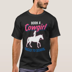 T-shirt Wild West Rodeo Bull Riding Cowgirl