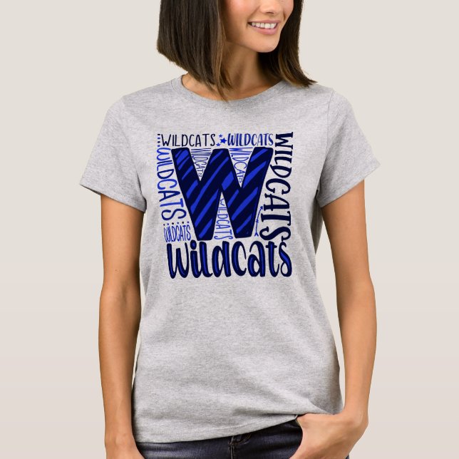 T-shirt Wildcats Femmes et Ados (Devant)