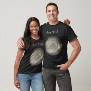 T - Shirt - wilde Pferde im Grau