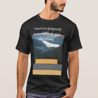 T-shirt Wilderness Misty Mountain