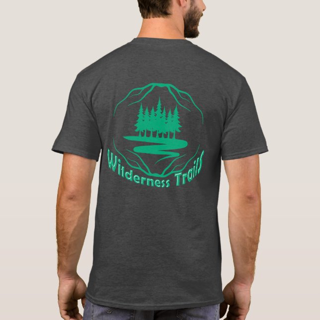 T-shirt Wilderness Trails Graphic with SVG Control (Dos)