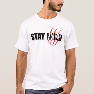T - Shirt "Wildes Erlebnis - Natur - Zitat"