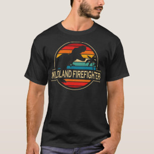 T-shirt Wildland Firefighter Dinosaur