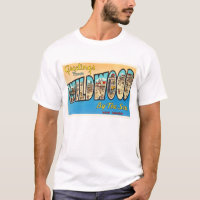 Wildwood par la carte postale de cru du New Jersey