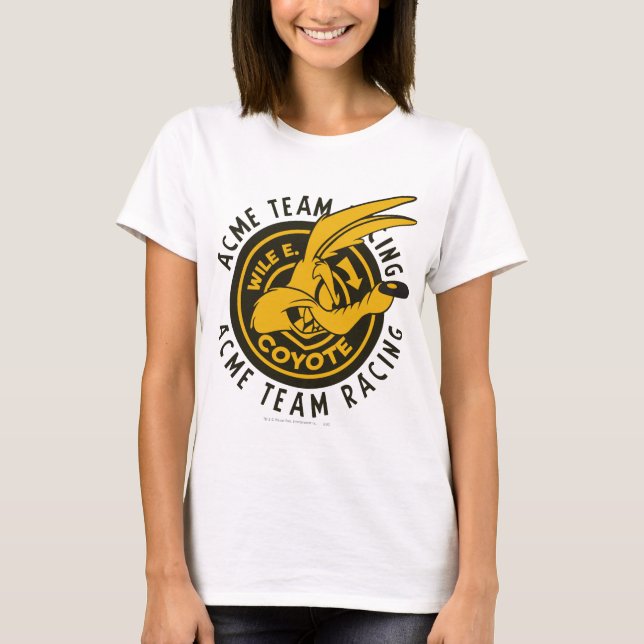 T-shirt Wile E. Coupe Coyote Acme (Devant)