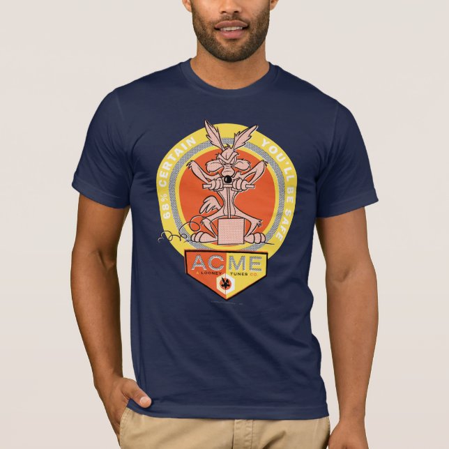 T-shirt WILE E. COYOTE™ Acme - 68% Certains que vous serez (Devant)