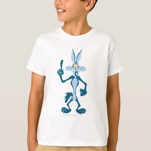 T-shirt WILE E. COYOTE™ Blue Aha ! (Devant)