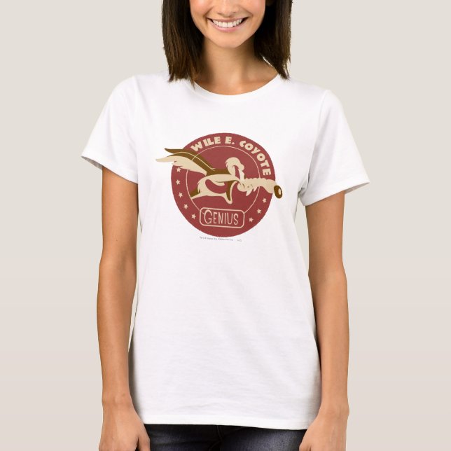 T-shirt Wile E. Coyote Genius (Devant)