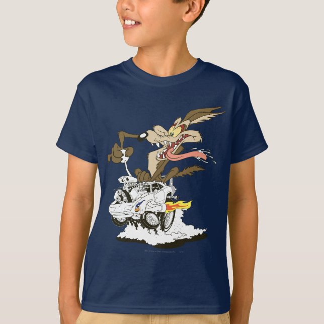 T-shirt WILE E. COYOTE™ Pilote fou (Devant)
