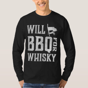 T-shirt Will BBBQ pour Whisky - Funky Offset Grillmaster