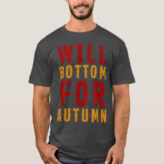 T-shirt Will Bottom For Autumn Apparel Fall Season Hallowe