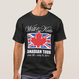 T-SHIRT WILL & KATE CANADIAN TOUR