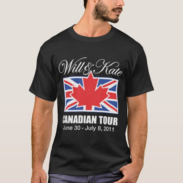 T-SHIRT WILL & KATE CANADIAN TOUR (Devant)