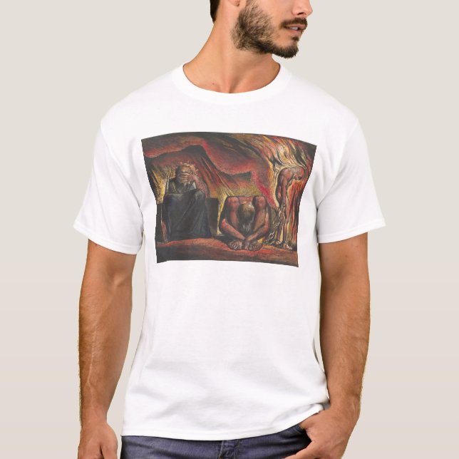 T-shirt William Blake Skofeld portant des manacules forgée (Devant)