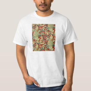 T-shirt William Morris Red Motif Forest