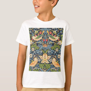 T-shirt William Morris Strawberry Thief Motif floral
