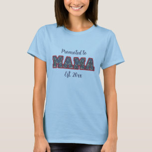 T-shirt William Morris Strawberry Thief Motif New Mama
