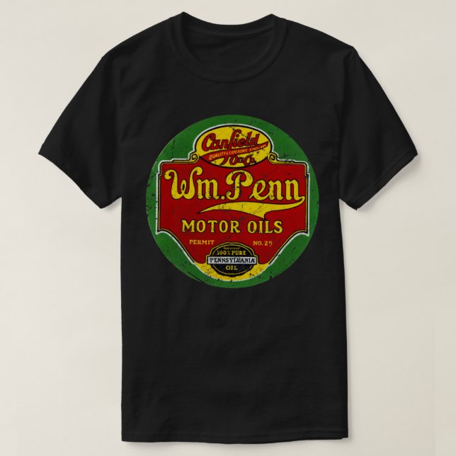 T-shirt William Penn Oil Company (Design devant)