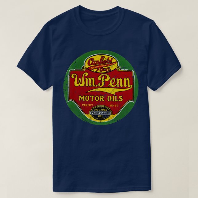 T-shirt William Penn Oil Company (Design devant)