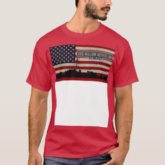 T-shirt William Seiverling DE441 Destroyer Escort Ship Dia