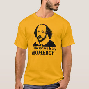 T-shirt William Shakespeare est mon Homeboy